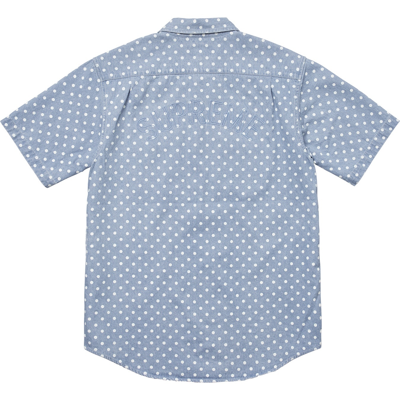 Polka Dot Denim Shirt view 5
